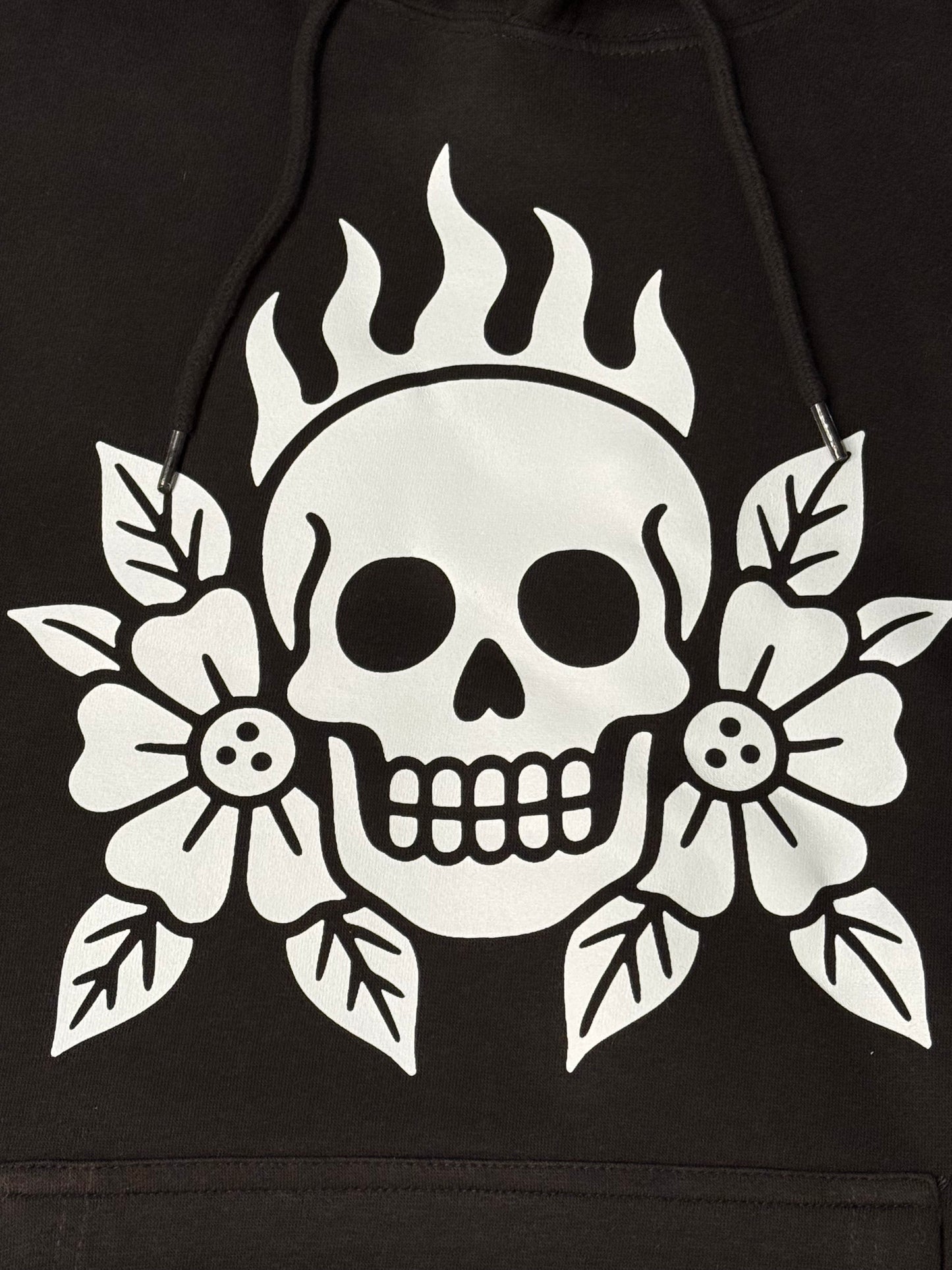 Skull and Flowers