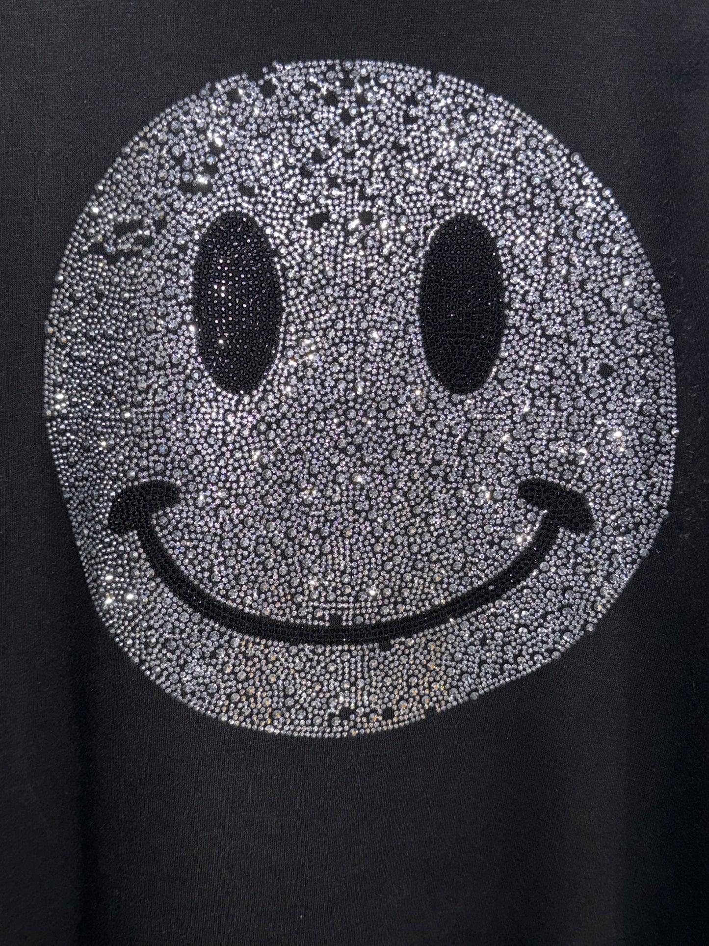 Rhinestone Smiley Face