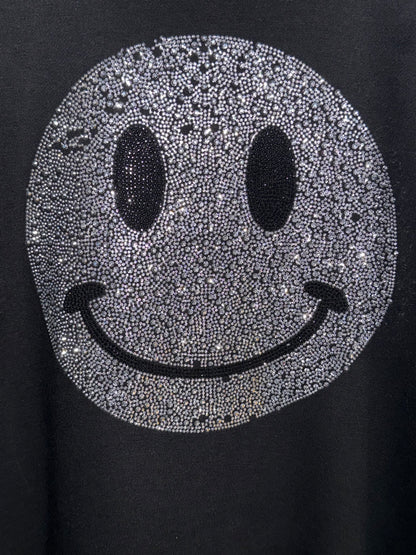Rhinestone Smiley Face